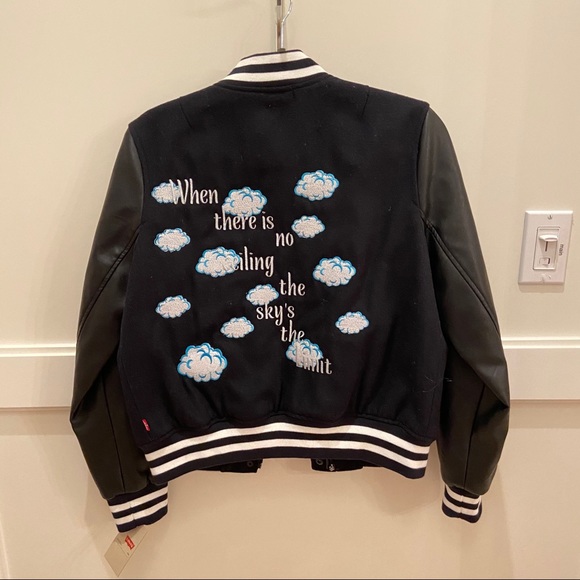 Embroidered Levis Varsity Jacket | Poshmark